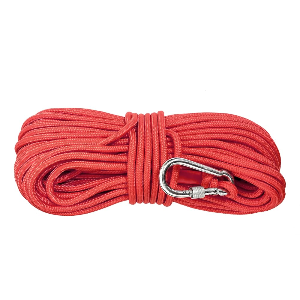 AIMANT NÉODYME BULLDOG DOUBLE FACE 420KG + CORDE RENFORCÉE 30M (8MM) + COLLE - Aimant Pêche Puissant - Pêche Magnétique