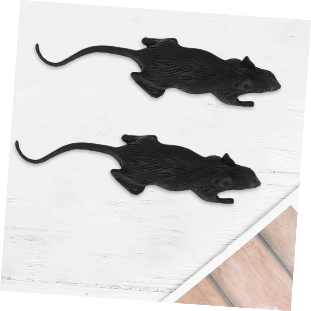 Gefälschte Ratte 100 Stück Pvc Halloween Spielzeug für Halloween Party | Halloween Requisite, Halloween Tricks Requisiten, Knifflige Spielzeuge, Schwarz, Lebensechtes Tierdesign