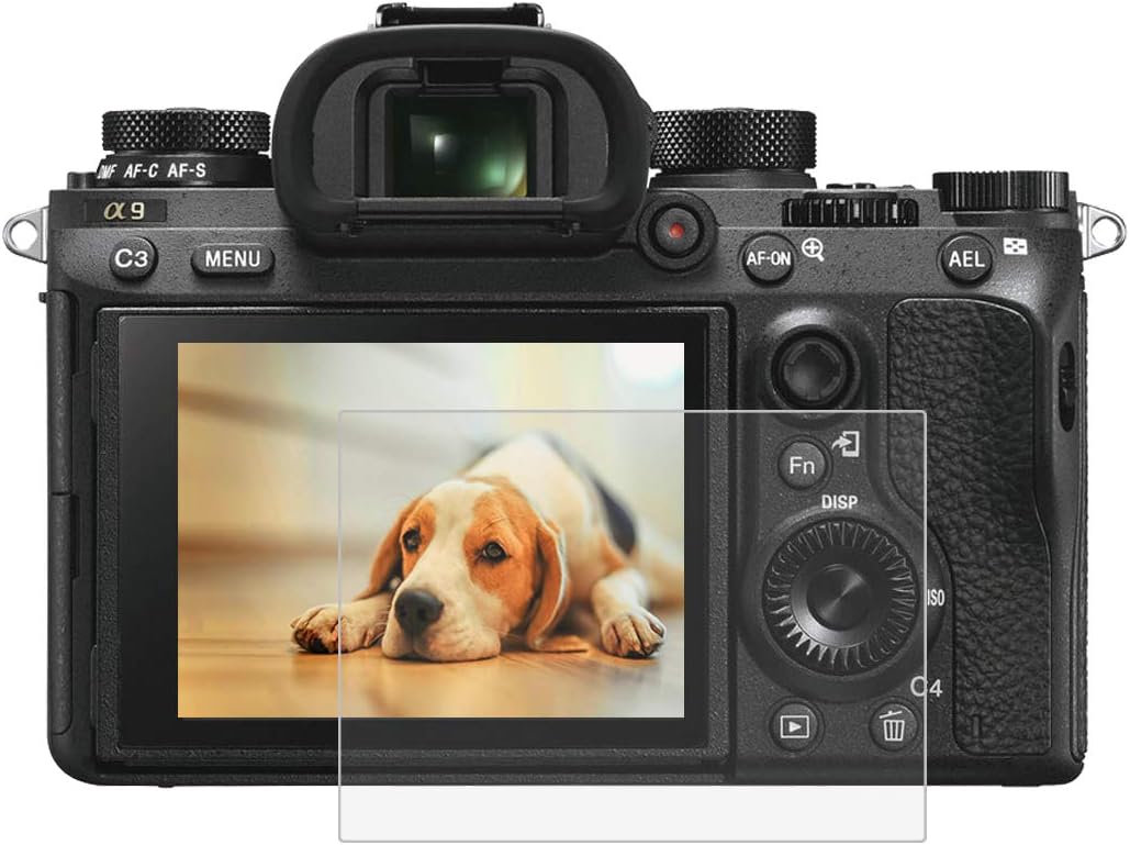 Tempered Glass Screen Protector for Sony ILCE-9 (A9), 9H Hardness, 0.3mm Ultra-Thin, Anti-Scratch Optical LCD Protective Films for DSLR Digital Camera (ILCE-9 (A9))