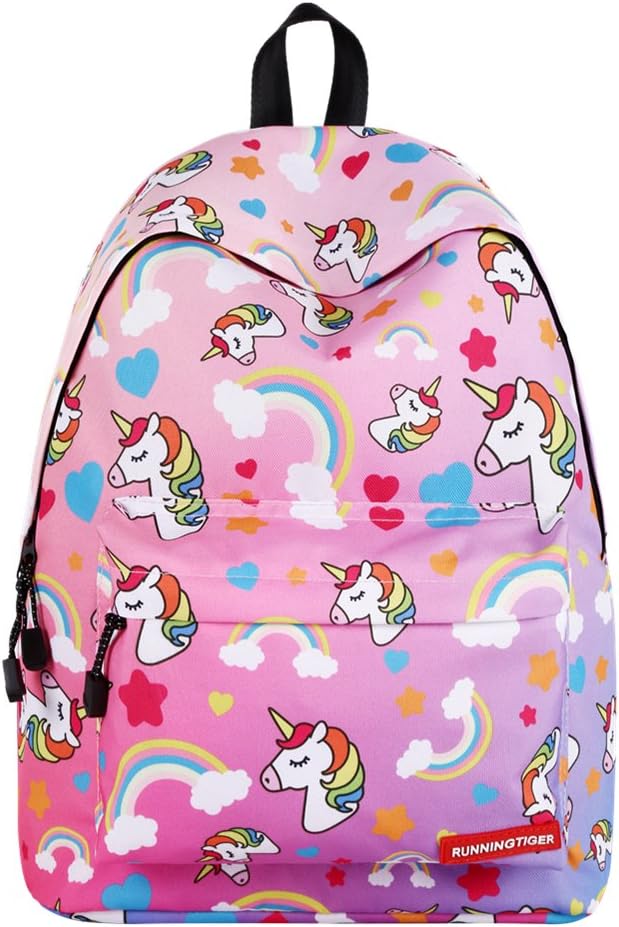 SWYIVY Lightweight 3D Unicorn School Backpack Shoulder Bag Bookbag for Teens Girls