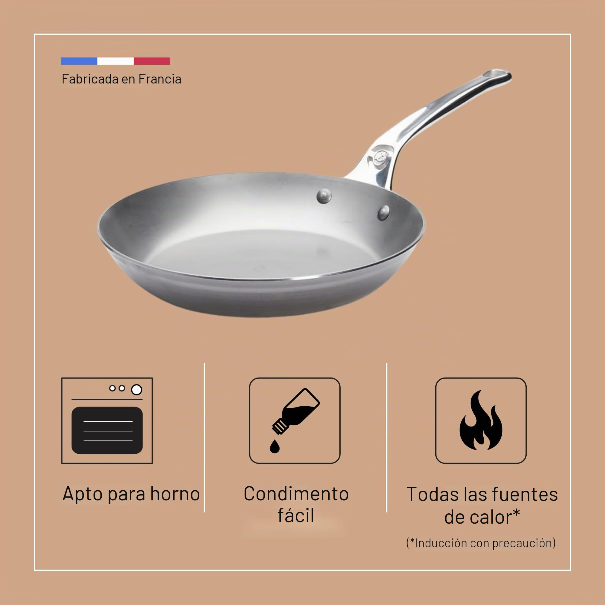 De Buyer, HIERRO MINERAL B PRO 28 CM,-5680.28