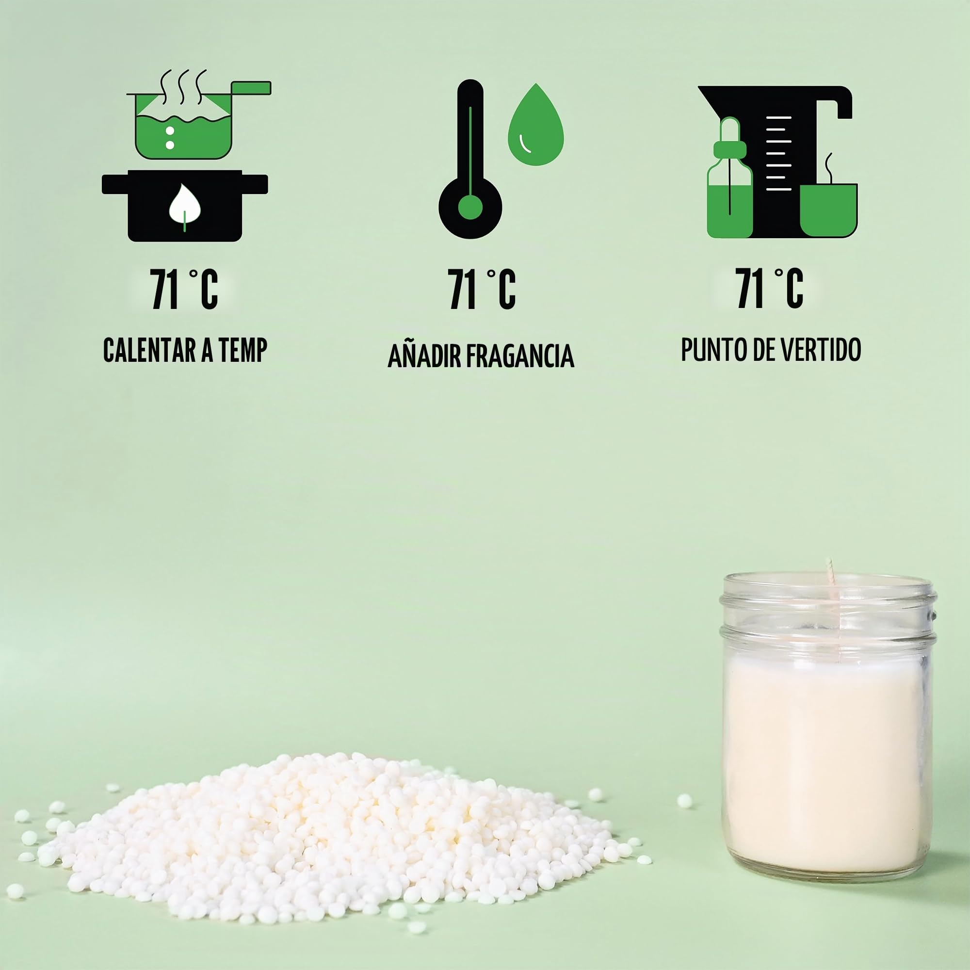 American Soy Organics - Perlas de cera de soja Freedom para hacer velas, aptas para microondas, suministros para fabricar velas de soja de primera calidad, 4,5 kg