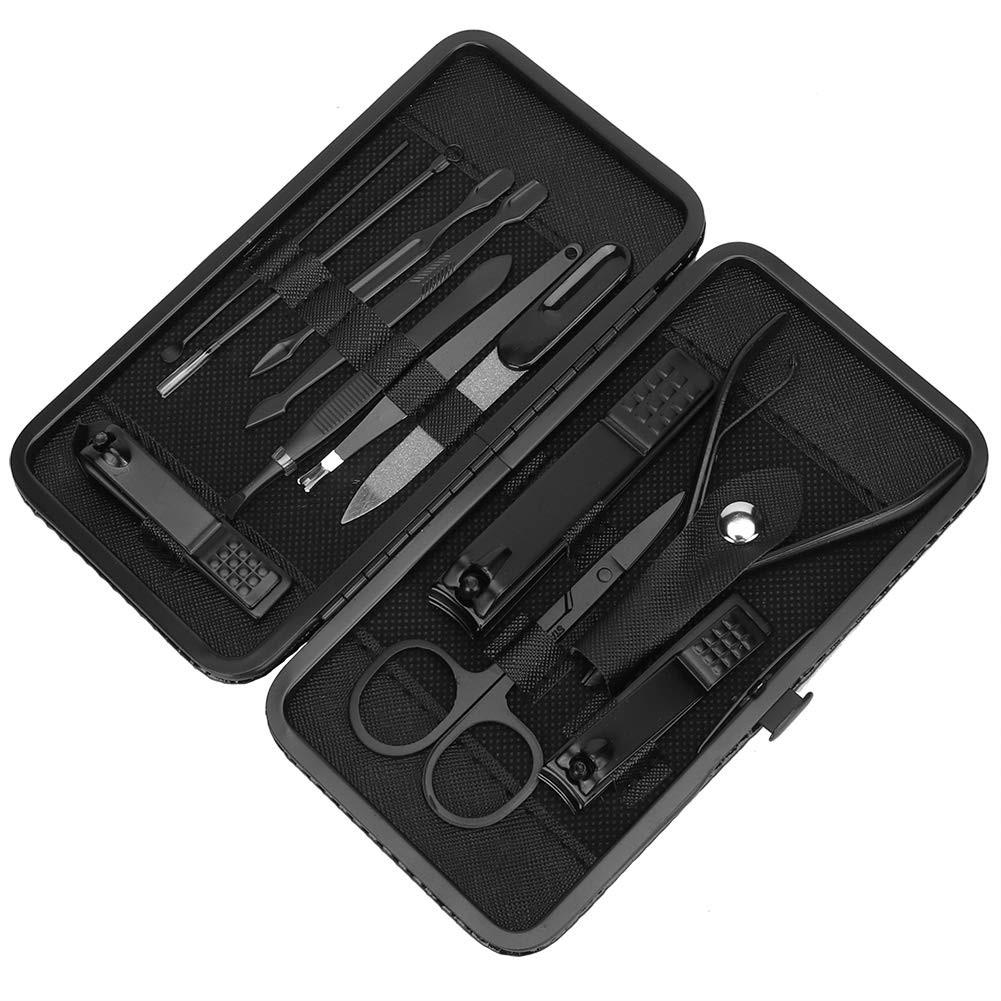 Gsycle Manicure Set, 12PCS Nail Clipper Set Stainless Steel Mens Manicure Kit Nail Clippers for Women Pedicure Tools Nail Clipper Kit