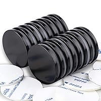 Vista 40 de LOVIMAG Imanes de disco de neodimio superfuertes, potente imán de tierras raras con adhesivo de doble cara para nevera, bricolaje, construcción