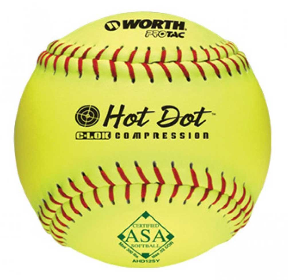 Worth | Slowpitch Softballs | USA/ASA Approved | 12 Count | Multiple Options