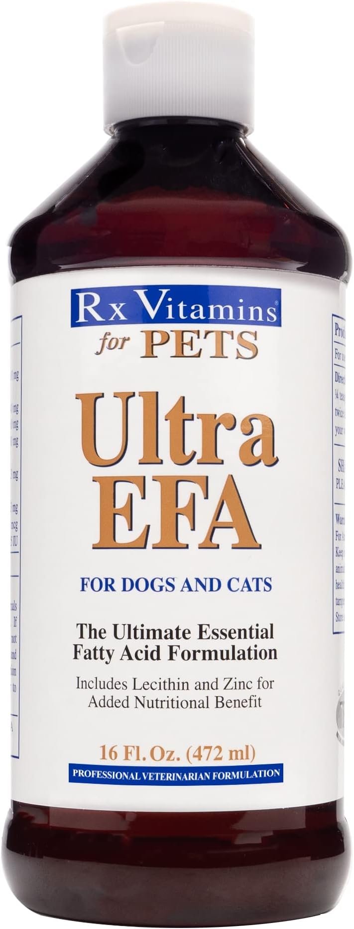 for Pets Ultra EFA for Dogs & Cats - Veterinary Essential Fatty Acid Formula - Help Joint Pain & Stiffness - 16 fl. oz.