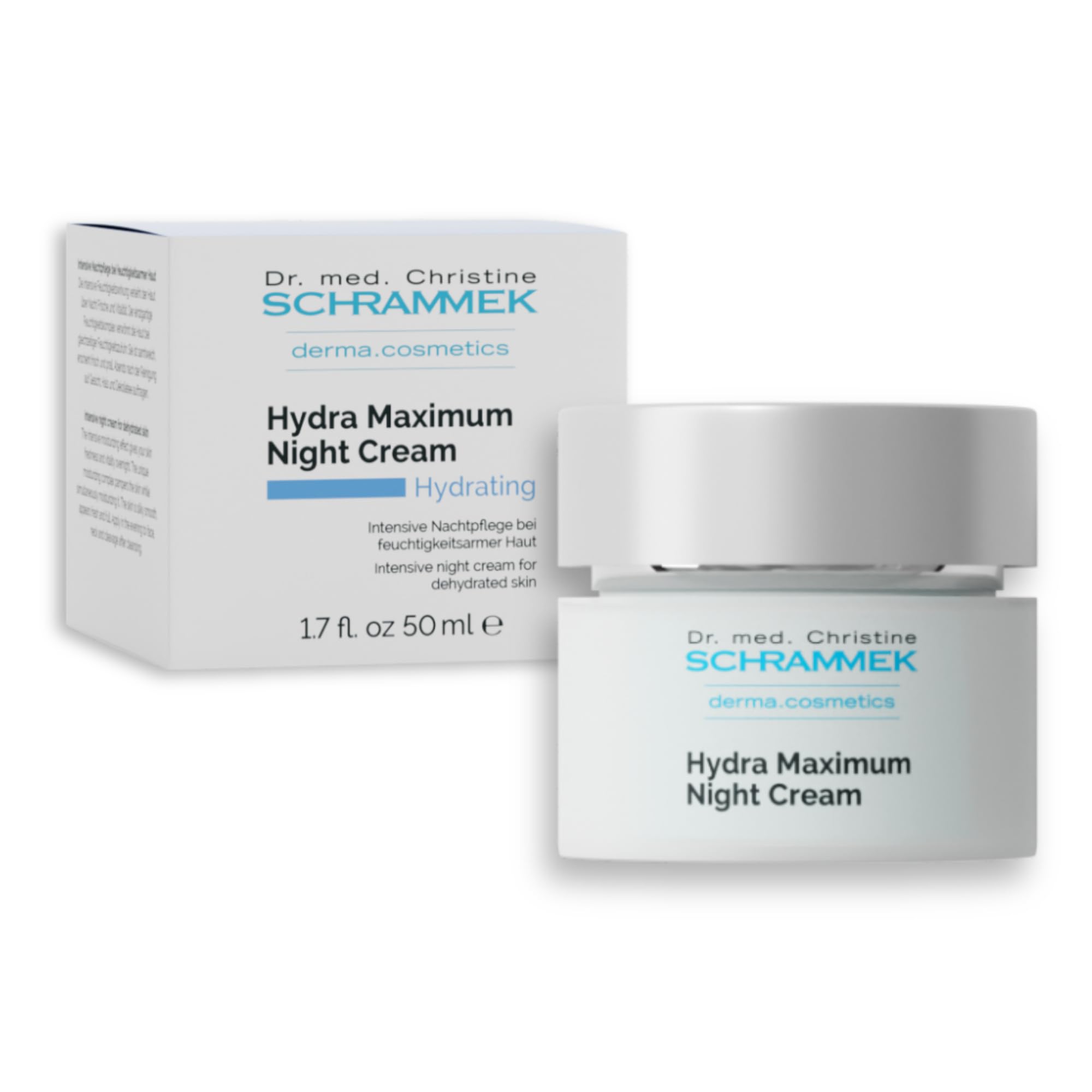 Dr. Christine Schrammek Hydra Maximum Night Cream-50 Ml. Intensive Night Cream for Dehydrated Skin