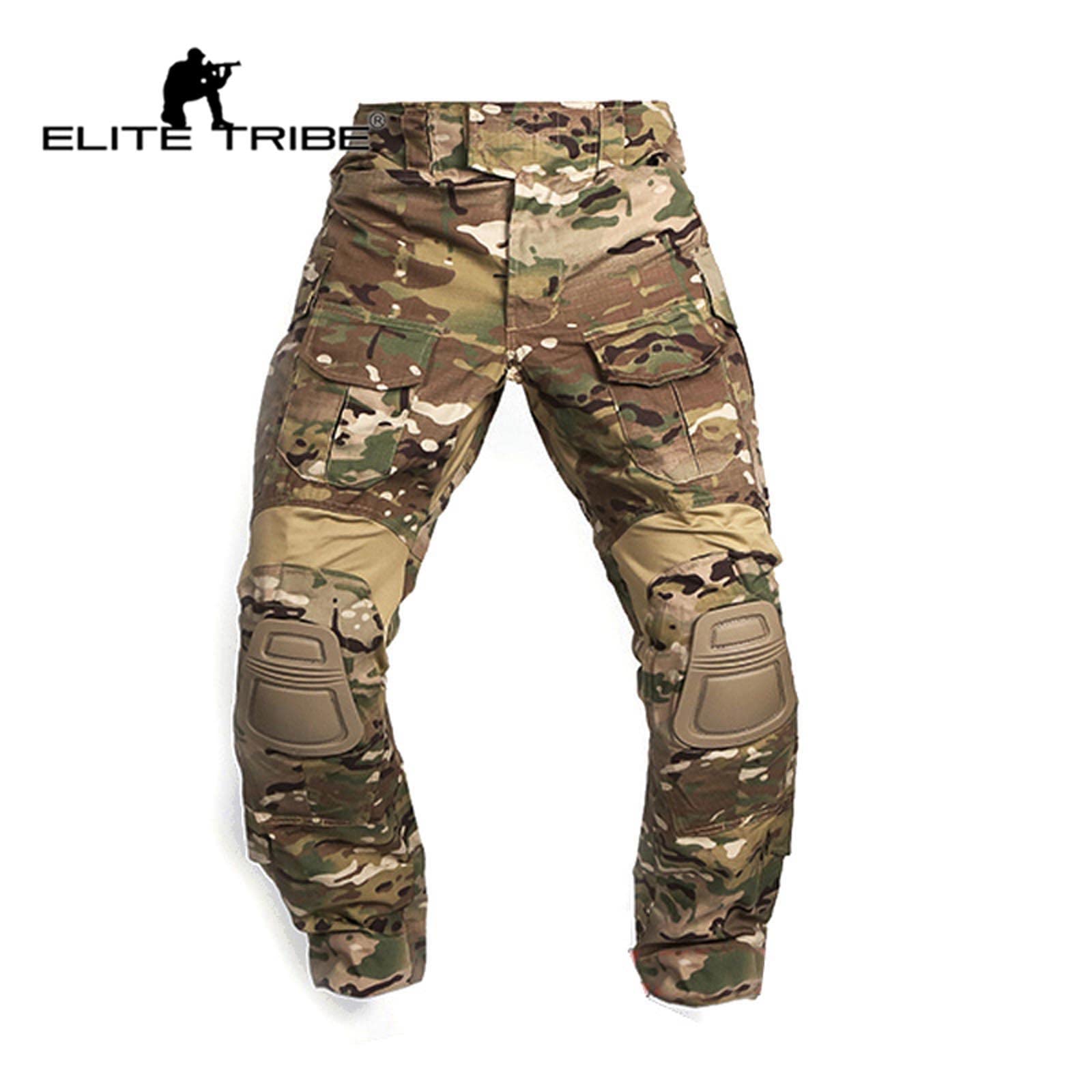 Vêtements militaire de troisième génération pour Paintball, jeu de guerre, bataille, uniforme tactique et rembourrage au genoux Multicam MC, multicam