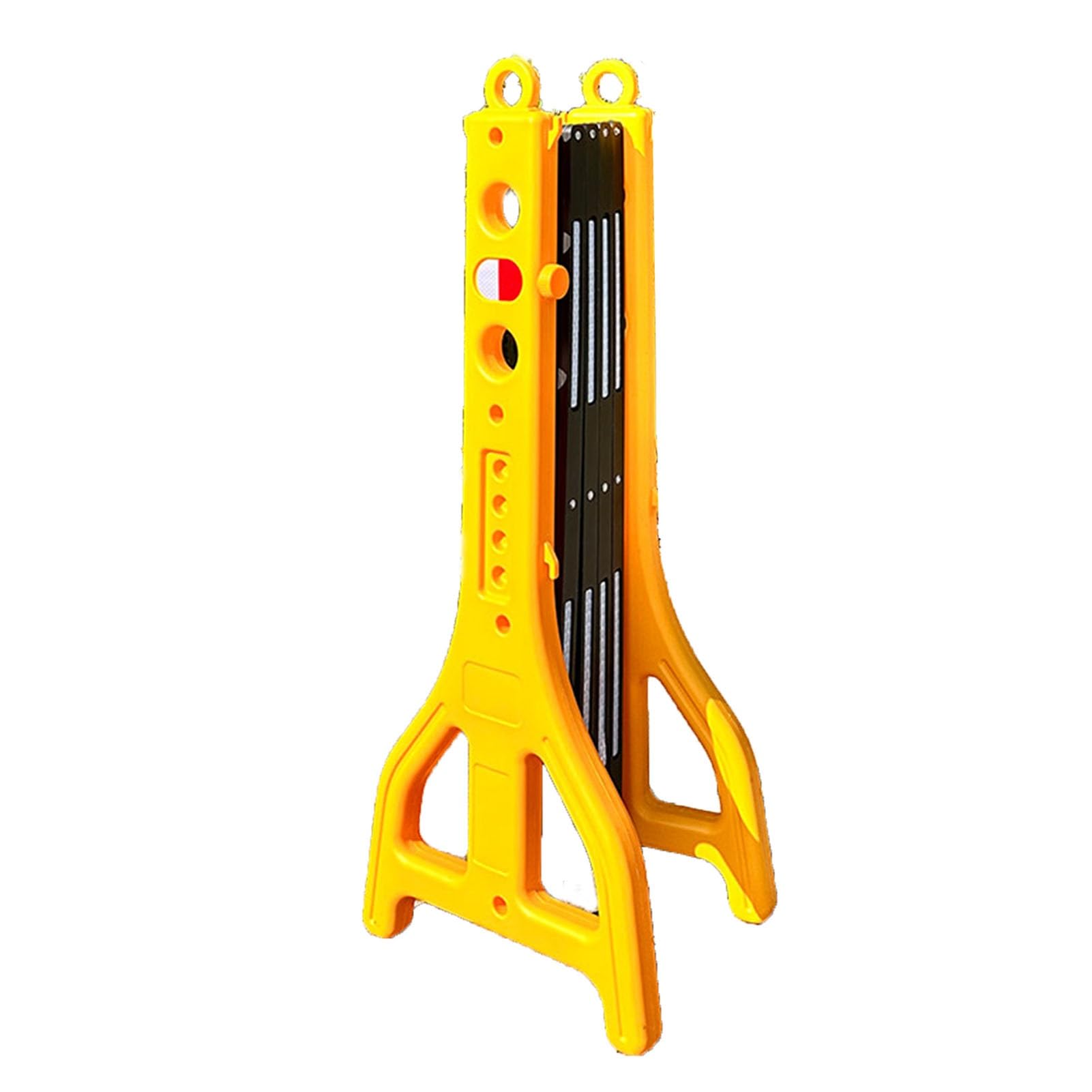 Barrière de sécurité pliable et extensible en métal robuste pour entrepôt