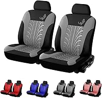 Vista 7 de Car Floor mat for Mazda 2 Mazda2 2007-2019 Blue Seat Covers for Sedan, Truck, SUV 1 Set of Polyester Cloth Bucket Seat Covers （Front Seats）