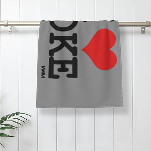 Miniatura 5 de SEAEAGLE WAM - Toallas de baño absorbentes con texto en inglés "I Love Coke by WAM", toallas de mano de 27.5 x 16 pulgadas