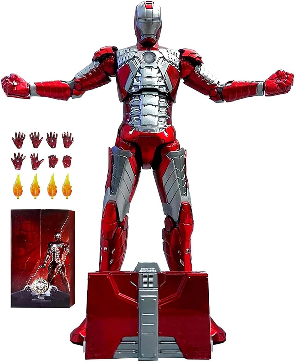 HiPlay ZD Toys 1/10 Anniversary Non-Luminous Edition Iron Men MK5 1906-05 Action Figures