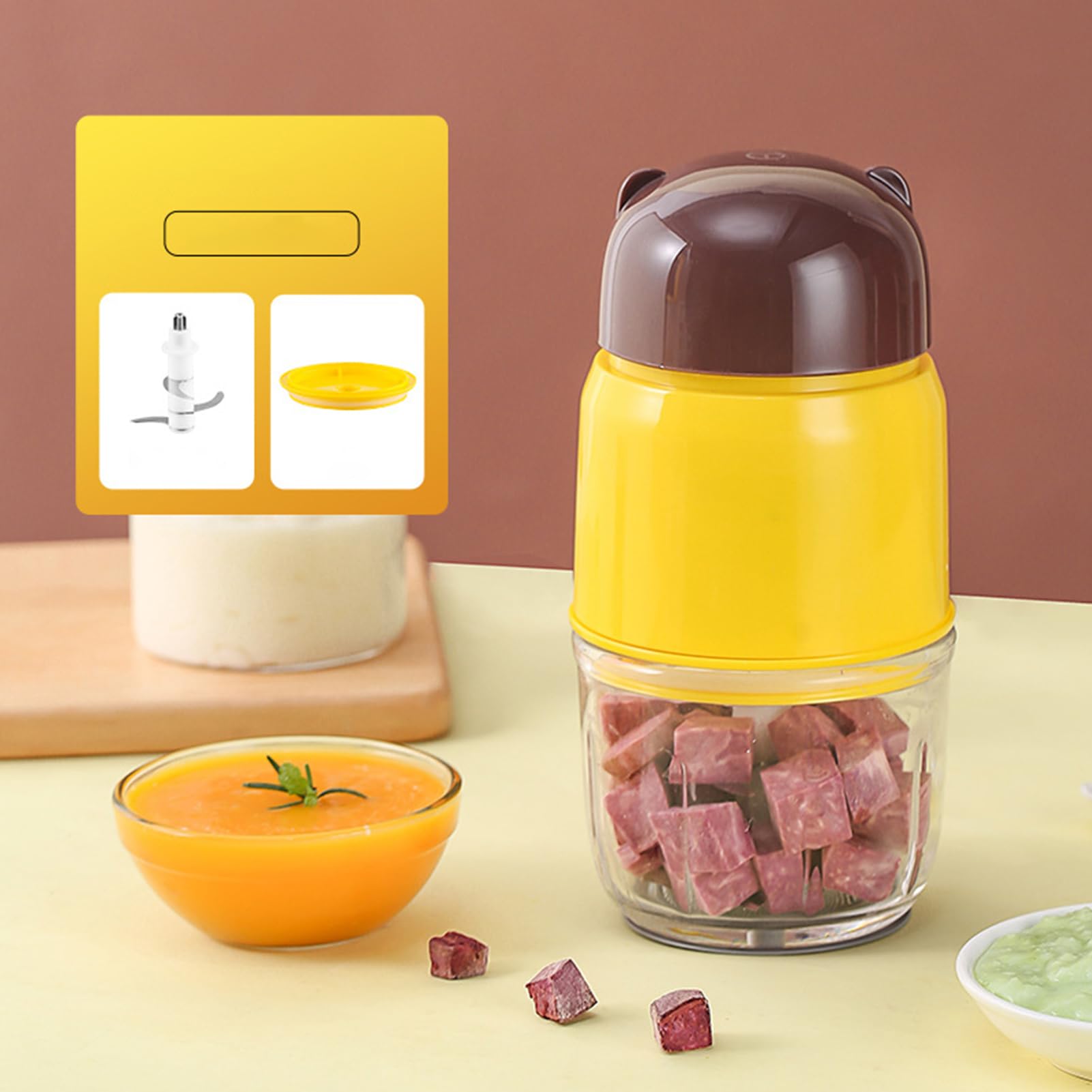 Máquina De Alimentos Para Niños, Puré - Robot De Cocina Pequeño Automático