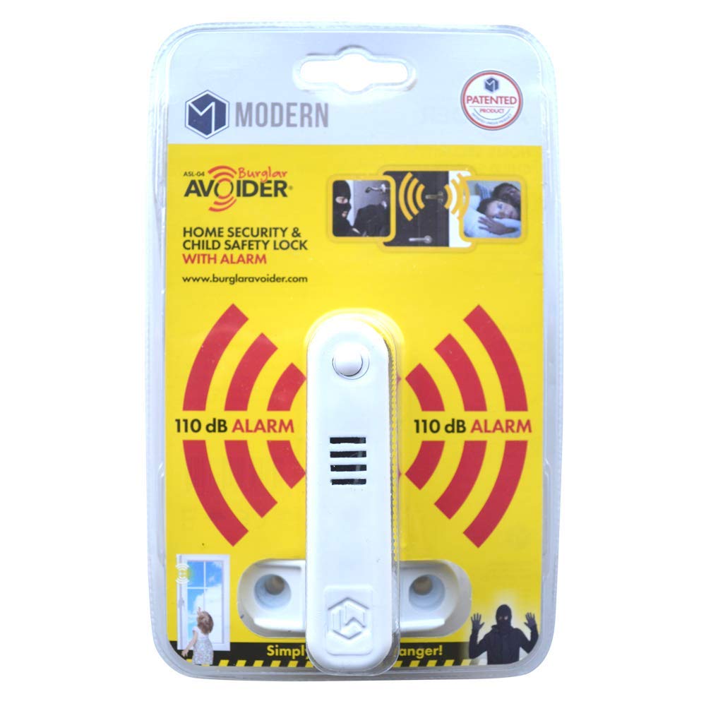 Burglar Avoider Alarmed Door and Window Security Lock