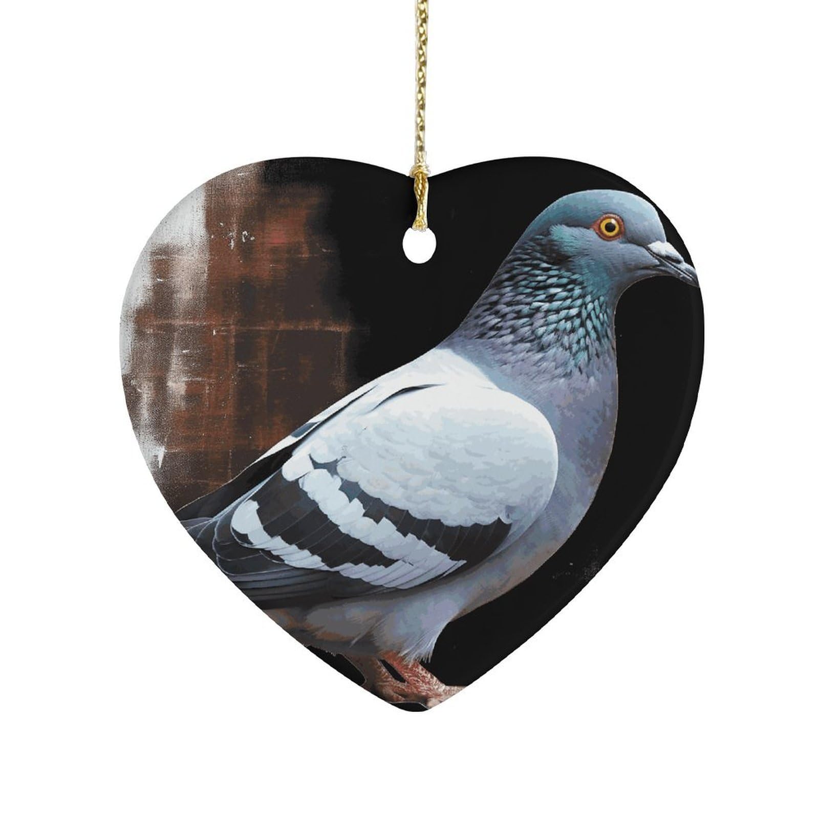 Fekiloot Style Pigeon Ceramic Ornament Home Decor Keepsake