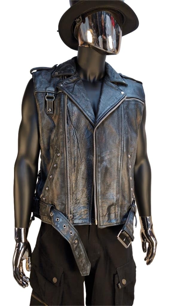 Halle15Clothes - Steampunk Lederweste - Lederkutte