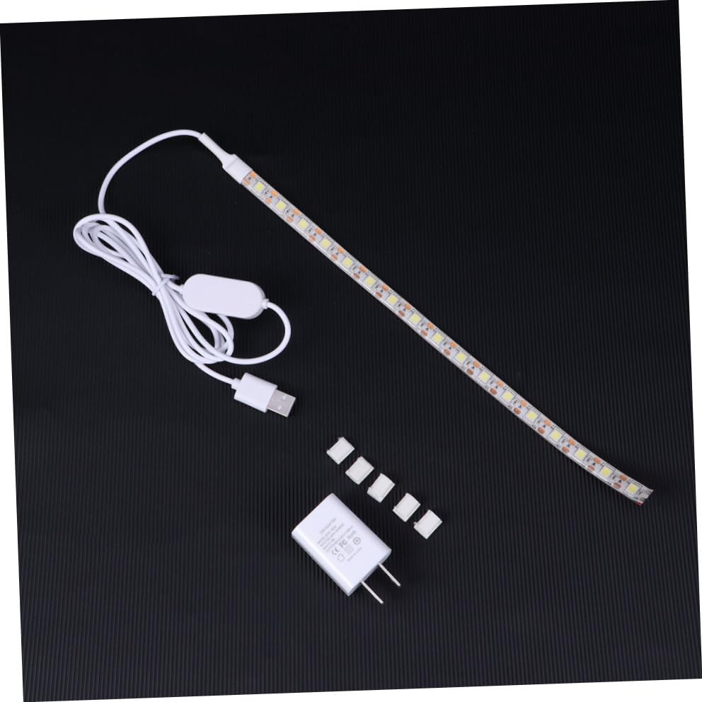 Tira LED USB 50cm con atenuador táctil blanco puro miniatura 4