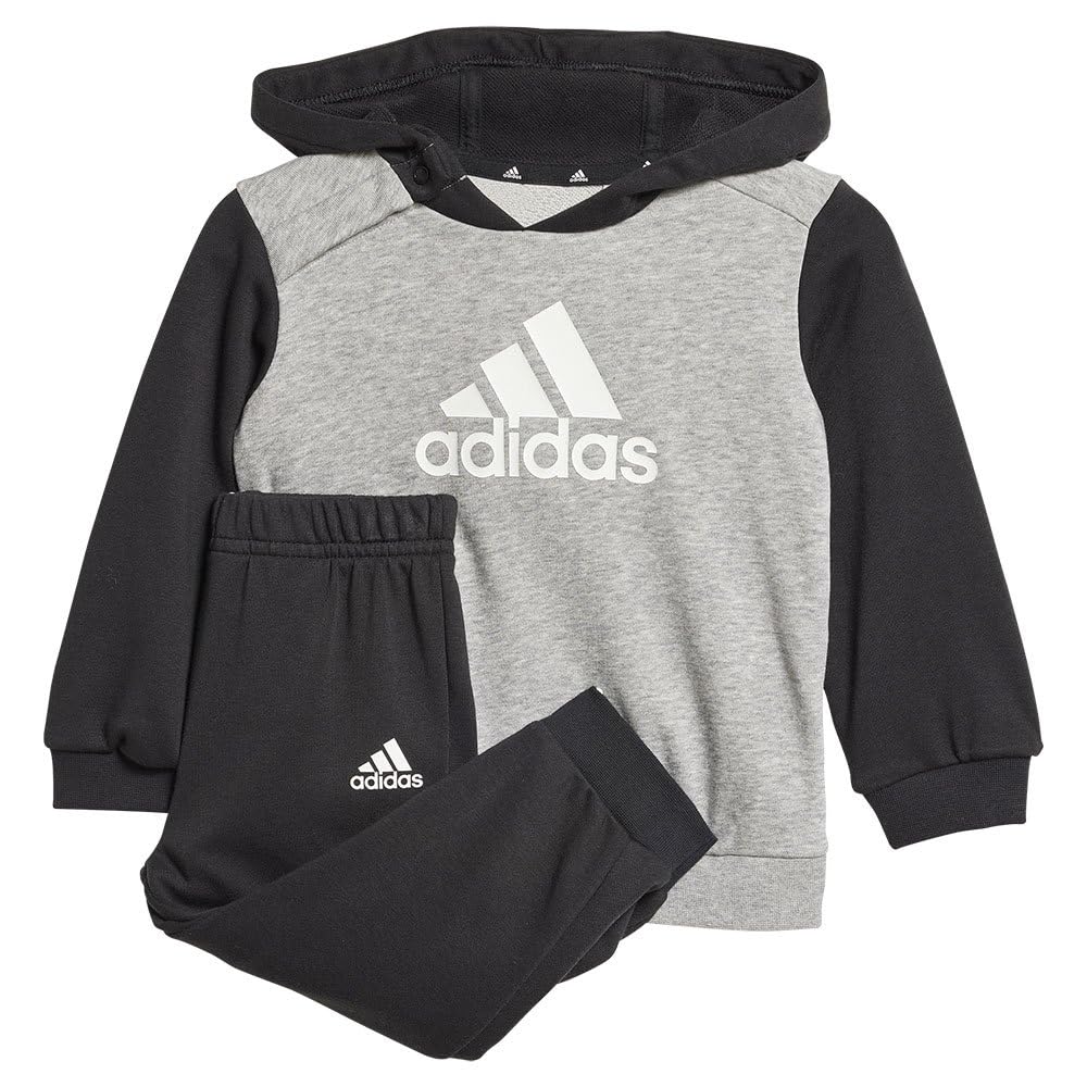 adidas Essentials Colorblock Jogger Infant Set 12-18 Months Grey