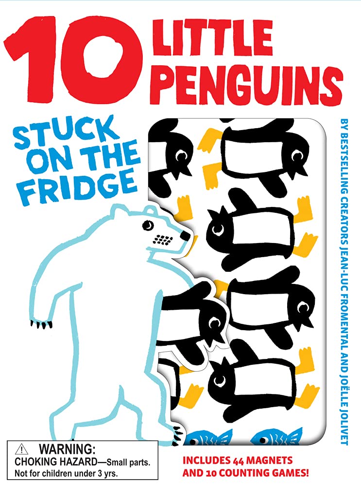 10 Little Penguins Stuck on Fridge Hardcover – Big Book, 1 November 2011
