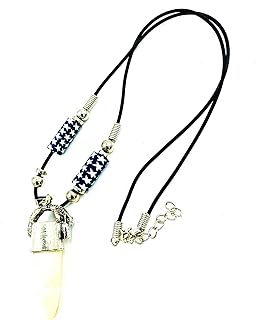 Alligator Tooth Necklace GT57 Gator New Orleans Louisiana Cajun Creole Voodoo Bayou Genuine