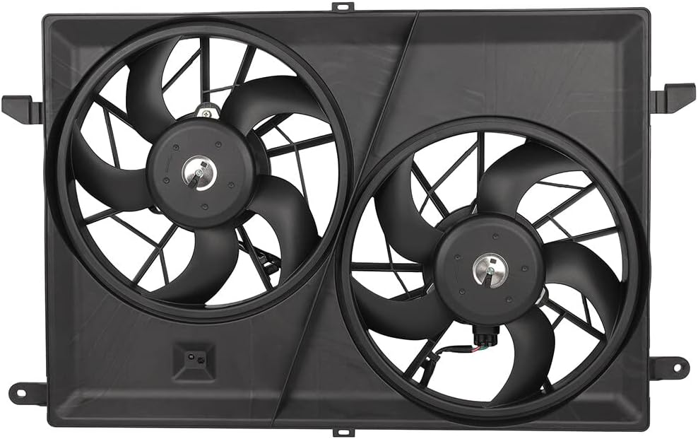 NOTUDE Engine Cooling Fan Assembly for Chevy Traverse / GMC Acadia / Buick Enclave