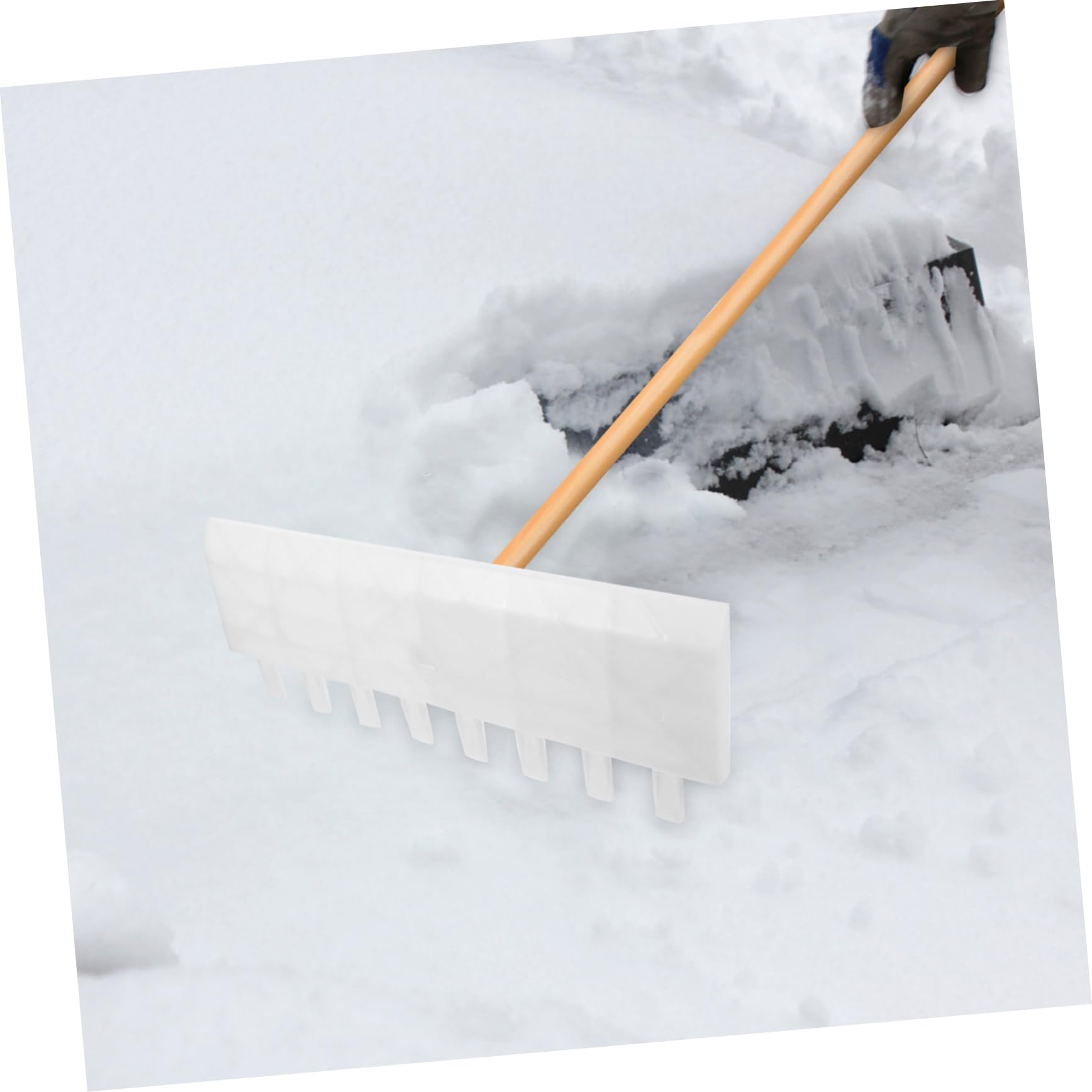 TOYANDONA Rastrillo De Jardín De Dientes De Plástico Resistente para Limpieza Césped Herramienta Agrícola para Jardinería y Mantenimiento De Espacios Exteriores