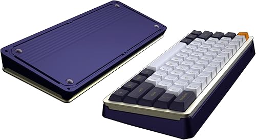 DRAOZA GK61 - Kit de teclado mecánico para juegos personalizado, carcasa CNC de metal de aluminio, interruptor RGB de 3 pines5 pines, modo triple
