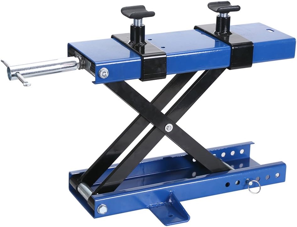1100Lbs Motorcycle Lift Scissor Center Jack Repair Stand Durable Steel Construction