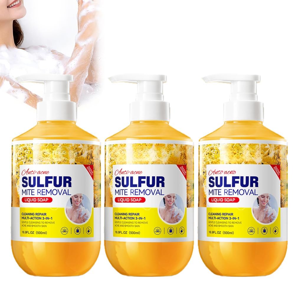 Generic Purifying Sulfur Body Wash Cleanser Purify Clarify and Refresh-Deep Cleansing for a Clear Moisturizes Skin Enjoy a