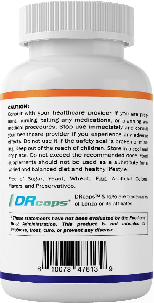 Vitamatic Bifidobacterium Infantis - 5 Billion per DR Capsule - 60 Count - Digestive Support - Made with Prebiotic Inulin Fiber - 2 Pack - Image 9