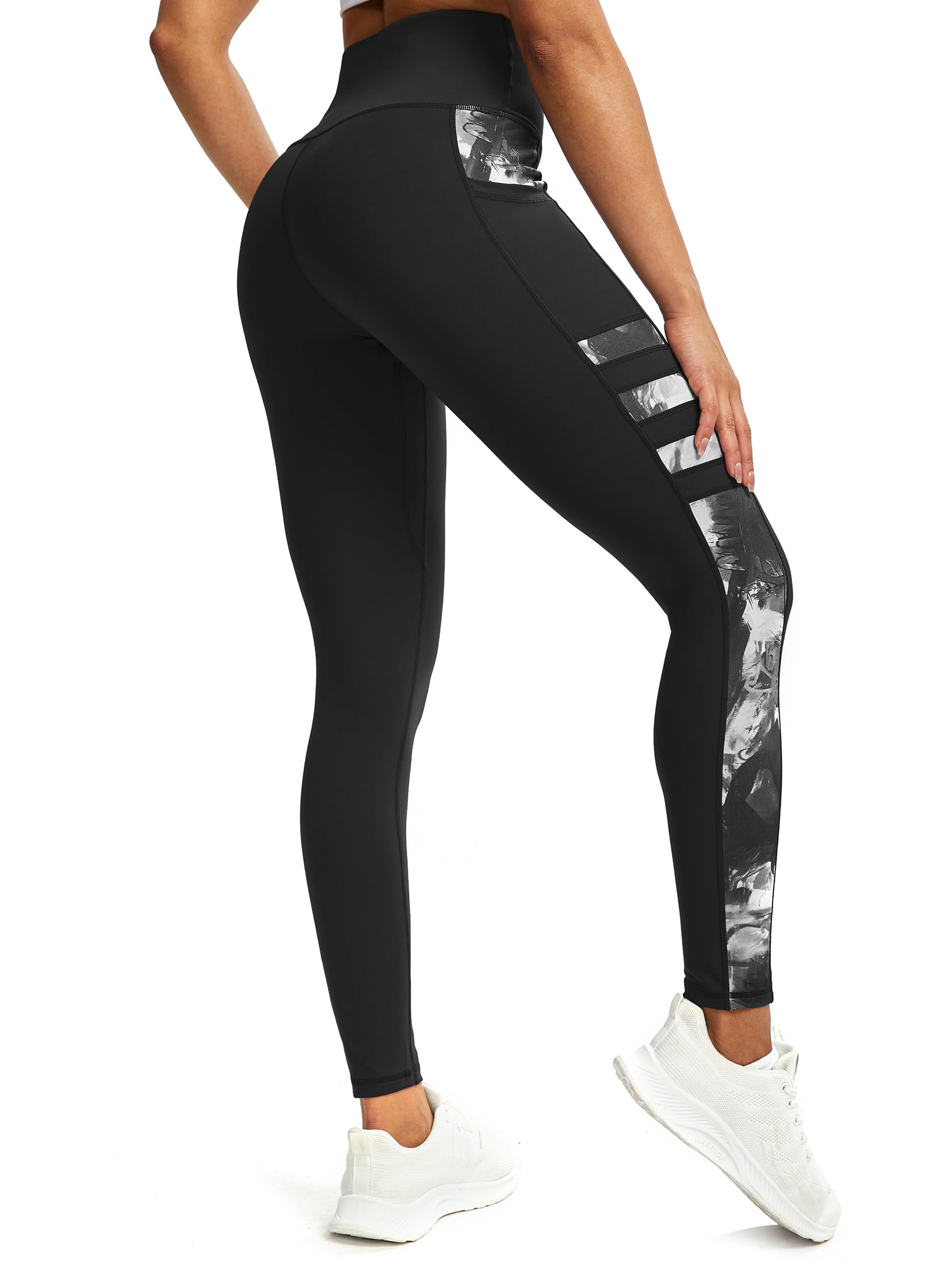 Legging de sport pour femme avec poches, opaque, pantalon de sport long, pantalon de yoga, pantalon de fitness, pantalon de course
