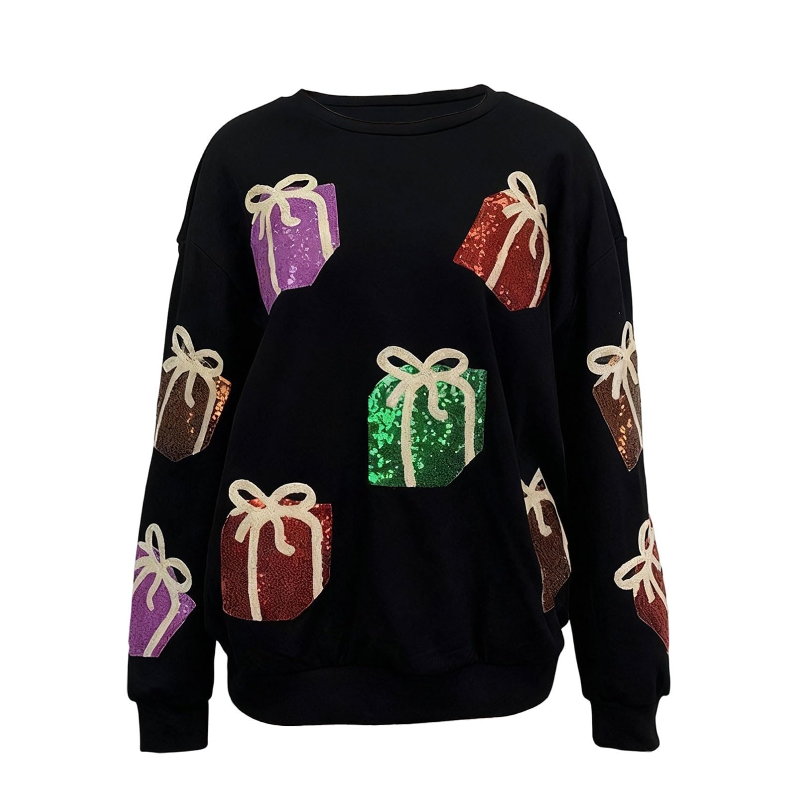 Weihnachtspullover Damen Pullover Für Damen Weihnachtspullover Große Größen Weihnachten Pullover Lustig Weihnachts Warm Weihnachtspulli Für Christmas Jumper Women Damenpullover Weihnachtspulli