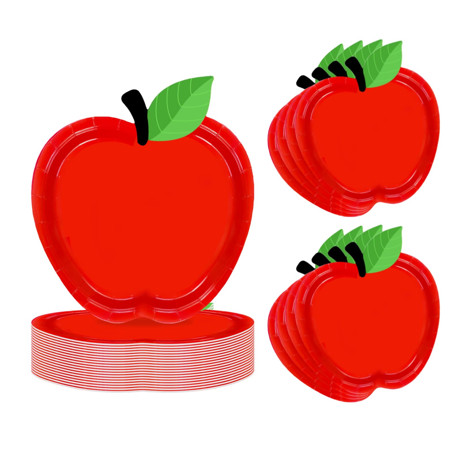 Vaisselle Fête 16 Personnes Lot De 16 Assiettes Jetables 50e Anniversaire - Noir Et Or Rose - 23 Cm - Vaisselle De Fête Élégante Service 50 Ans Noir Or Rose