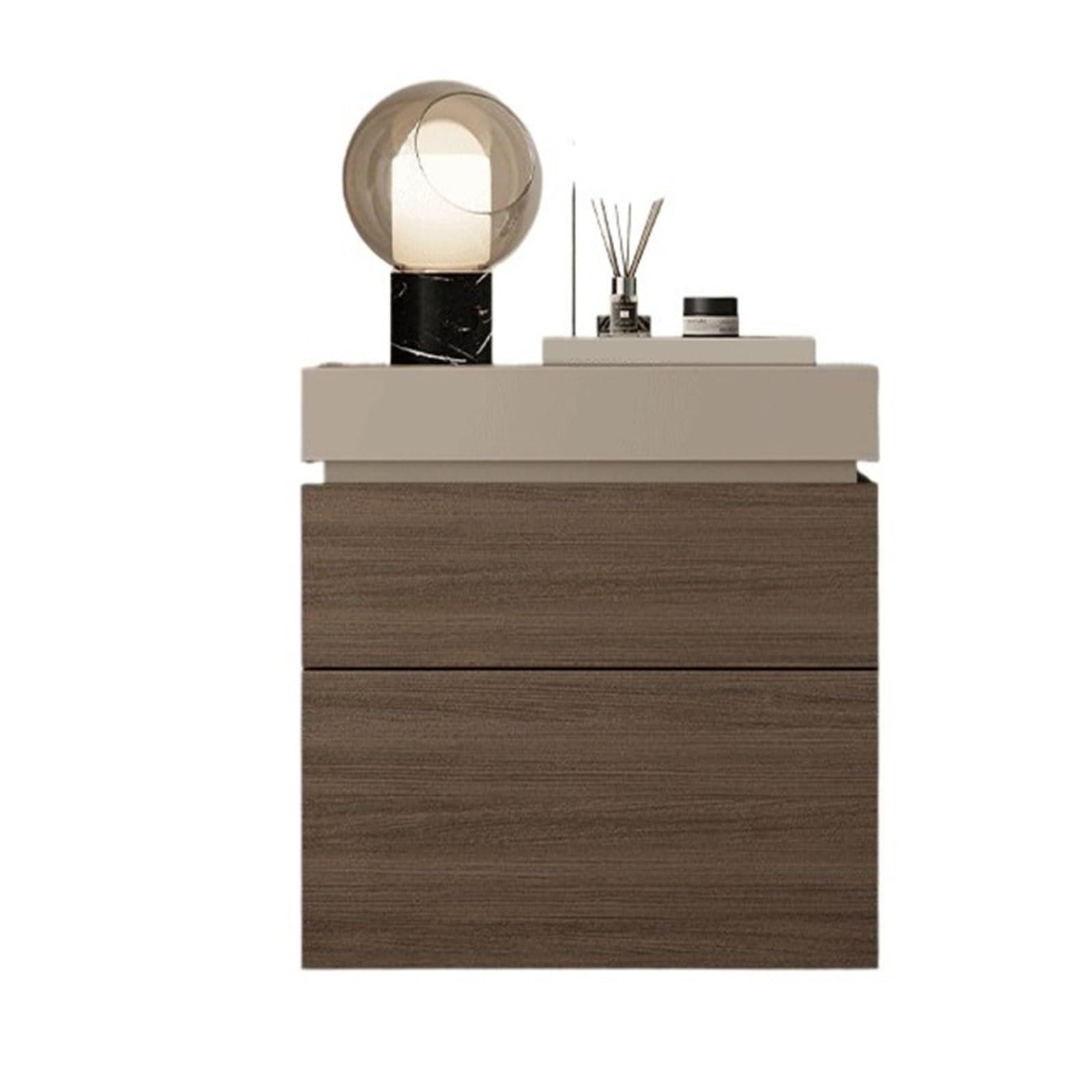 HLHLOP777 Nightstand Bedside Table with Hidden Storage Suitable for Bedrooms and Living Rooms Bedroom Furniture