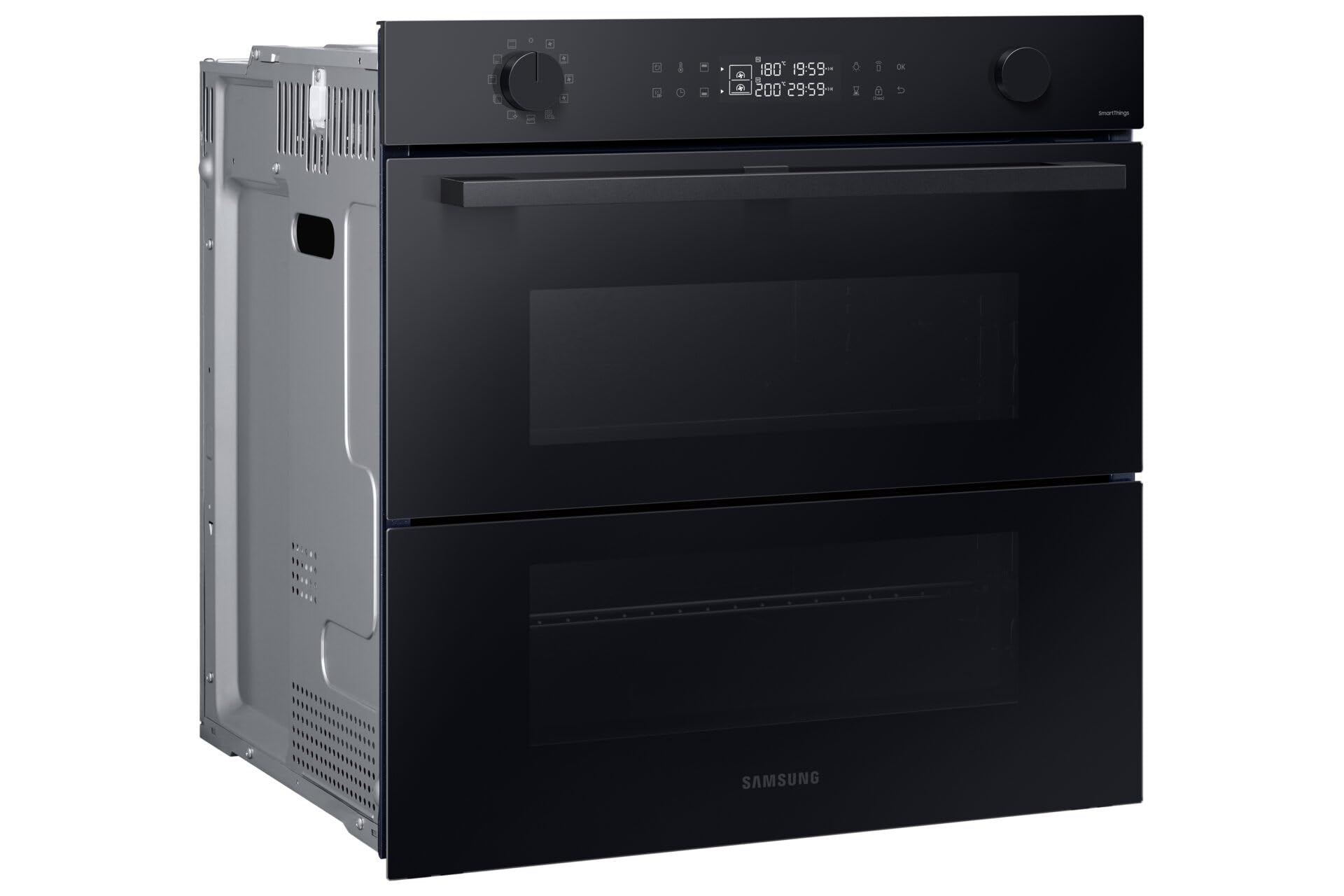 Forno Samsung ad incasso NV7B4540VBK 60 cm 76 l dual cook flex serie 4 doppia porta vapore grill wifi display led nero classe a+