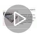 Image of AtootFusion 5-Inch Thick Soft Cotton Box Quilt Mattress | Reversible Checkered Medium Firm Foldable Mattress | Short Queen (72x48x5 Inches) | White and Black Checkered Fabric