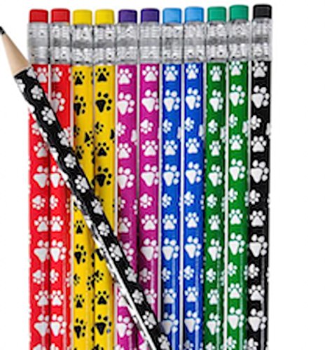 Lápices de madera de grafito multicolor x12 miniatura 1