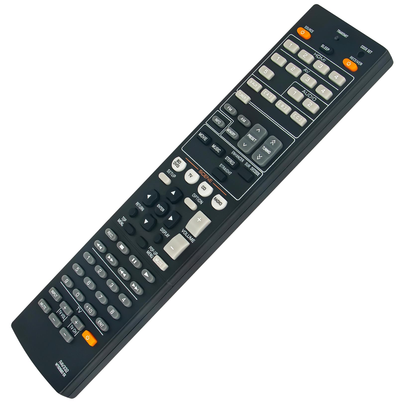 ＊Yamaha RAV347 WT92830 JEX リモコン New RAV347 WT92830 JEX For Yamaha AV Receiver Remote Control
