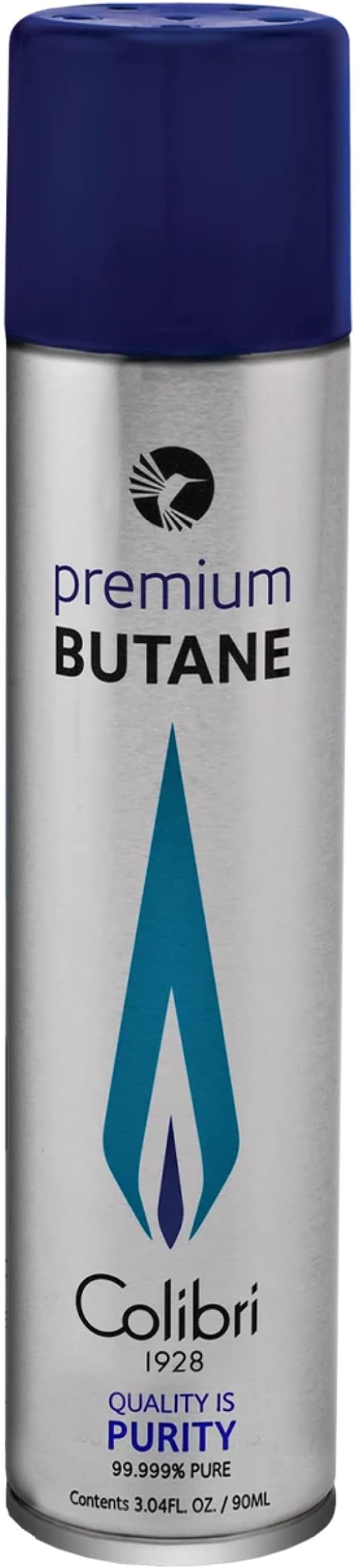 Colibri Premium Butane Fuel Refill for Lighters, Butane Torch Replacement Canisters