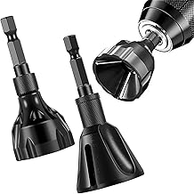 2 Pieces Chamfer Tool External Deburring Tool,External Deburring Milling Cutter,Deburring Tool External Chamfer Tool,3-20mm 5-25mm Deburring Repair Screws for Steel Copper Repair