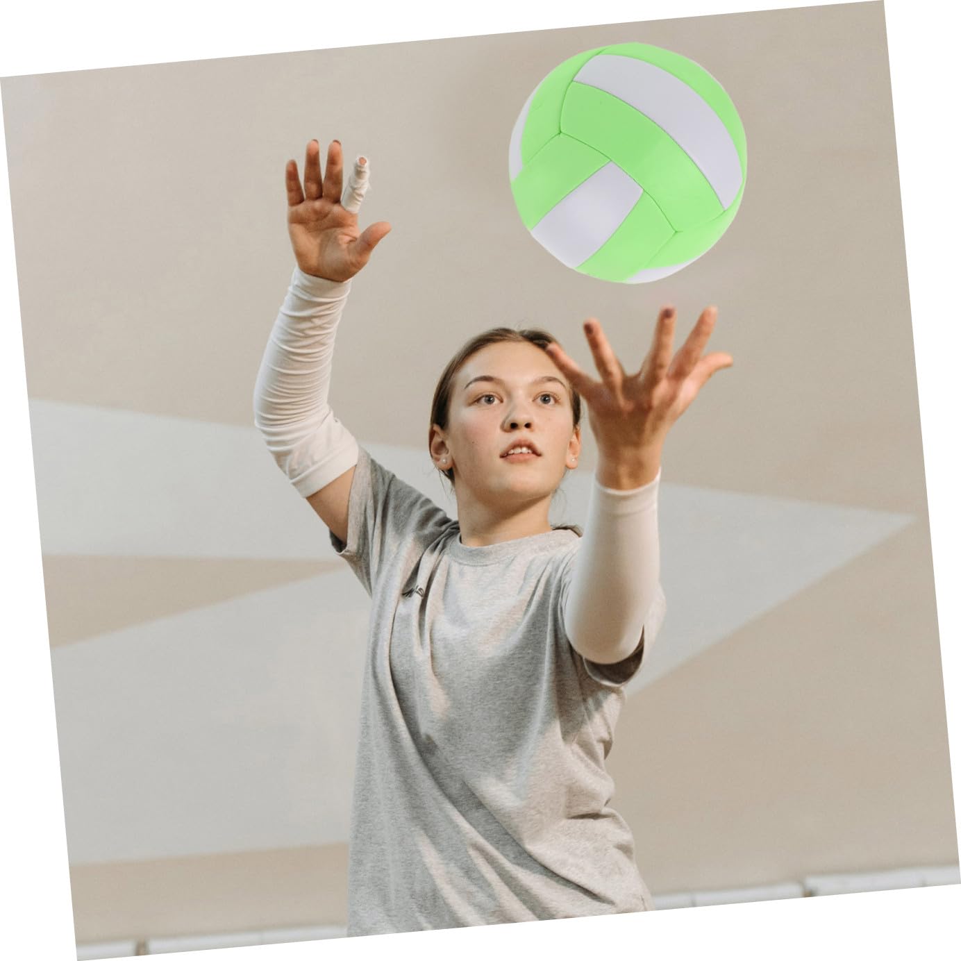 Happyyami 3 Szt. Miękka Siatkówka Miękki Porcja Siatkówka Halowa Halowa Piłka Do Siatkówki Wnętrz Podawać Sportowa Piłka Treningowa Sportowy Sprzęt Treningowy Trener Siatkówki Pcv