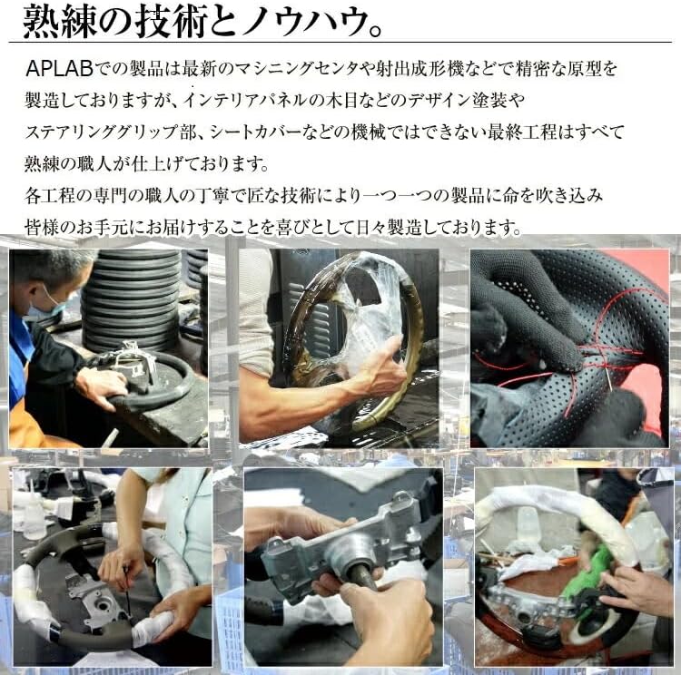 AP LAB エーピーラボ ステアリング プリウス 50系 ZVW50 ZVW51 ZVW55 専用 ノーマルグリップ カーボン/茶