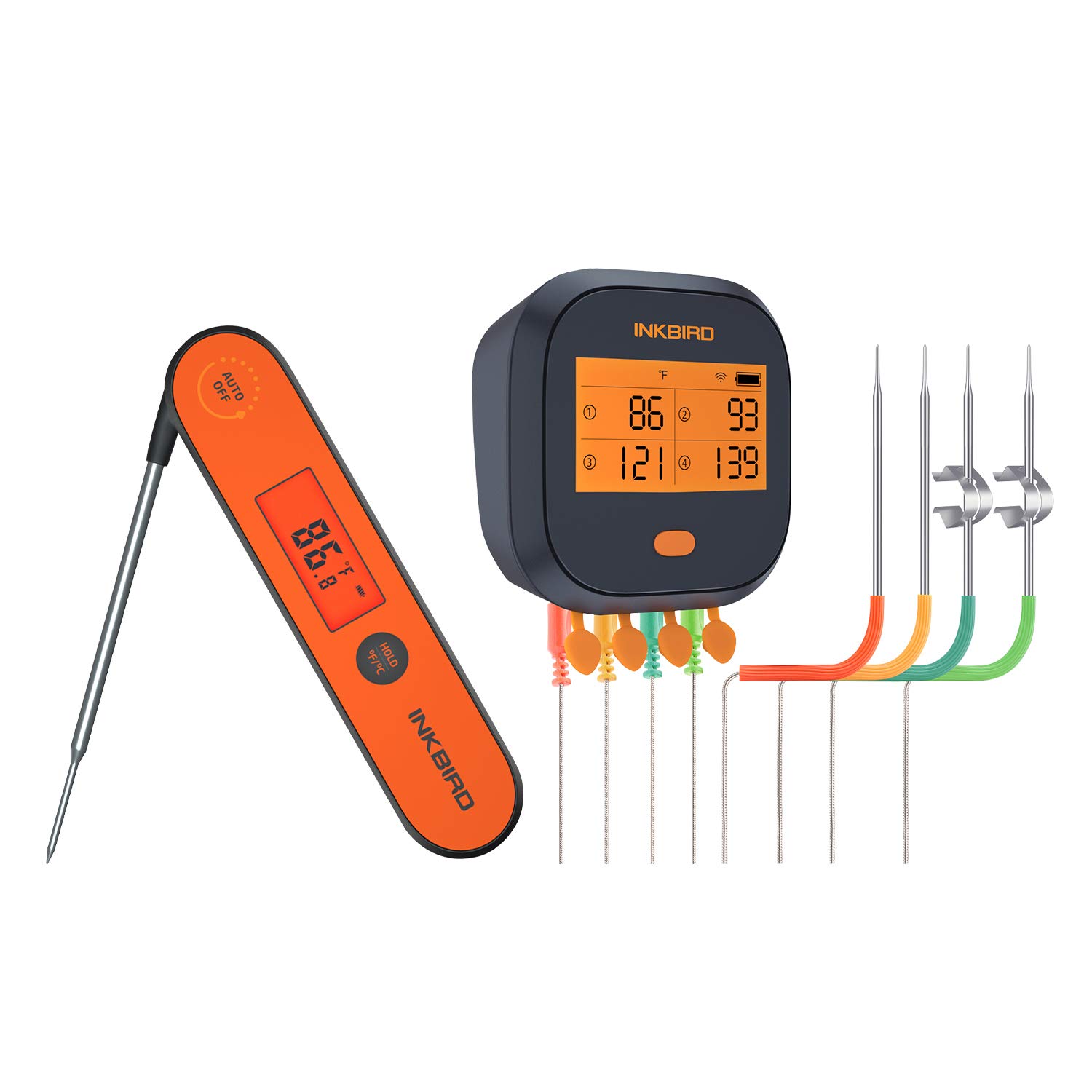 Buy Inkbird WiFi Grill Thermometer with Instant Fast Read Thermometer