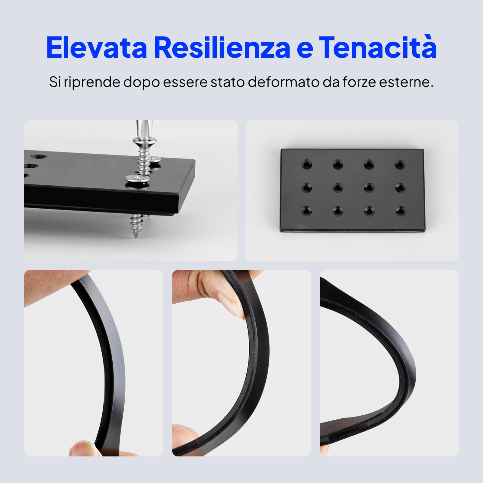 ELEGOO Resina Tough ad Alta Durezza, Bassa Viscosità e Minimo Ritiro, Compatibile con Stampanti 3D MSLA/LCD/DLP, Nero 2000g