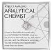 Analytical Chemist Necklace Silver Plated Love Knot Standard - Hard To Find Difficult To Part - Appreciation Chemist Tech Scientist Laboratory