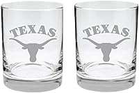 Vista 38 de Vaso de 2 lados, acabado satinado, roca (o whisky) - Juego de 2 (Arkansas Razorbacks)