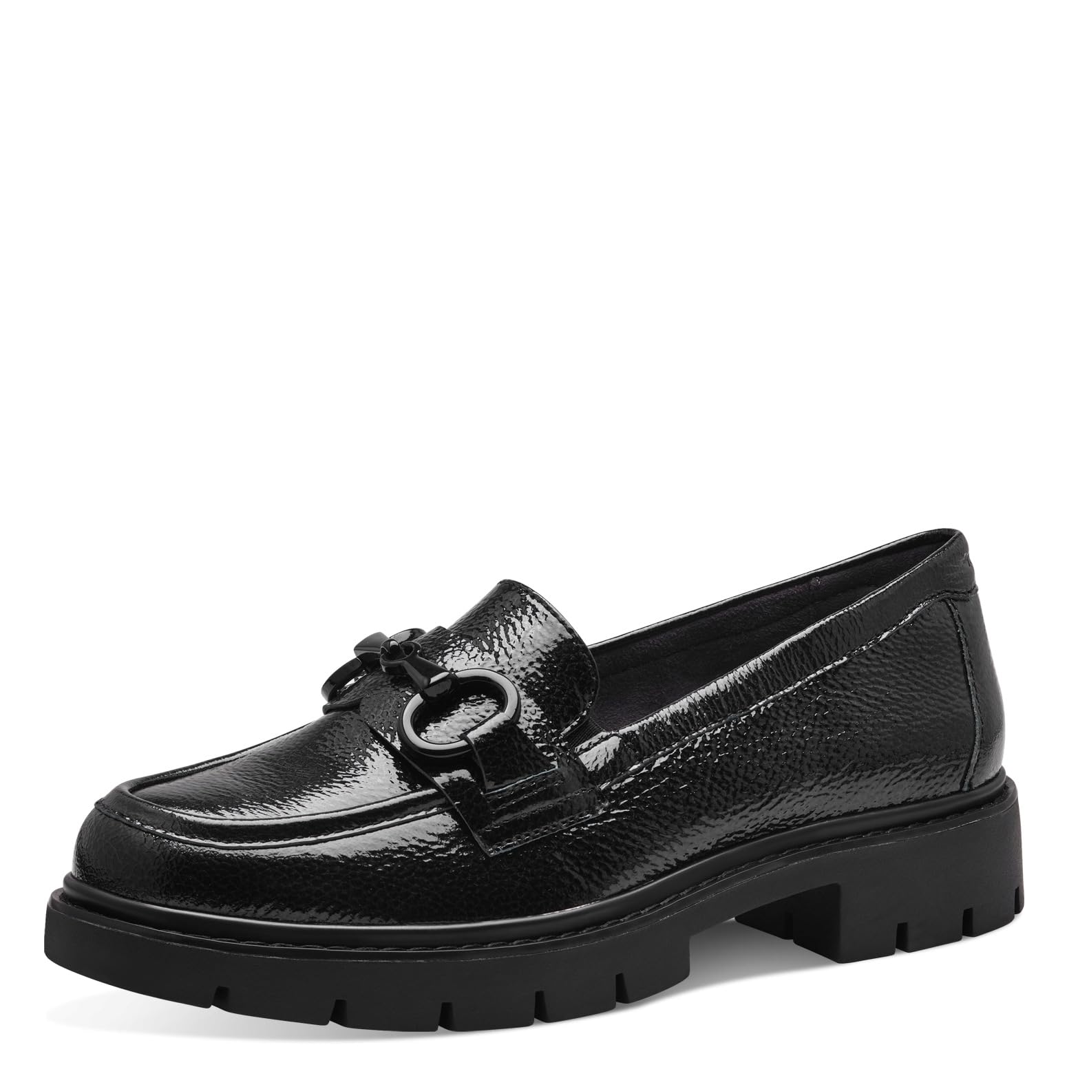 Tamaris Comfort Women’s Leather Slip-Ons Elegant, Bottle Patent, 6,5 UK