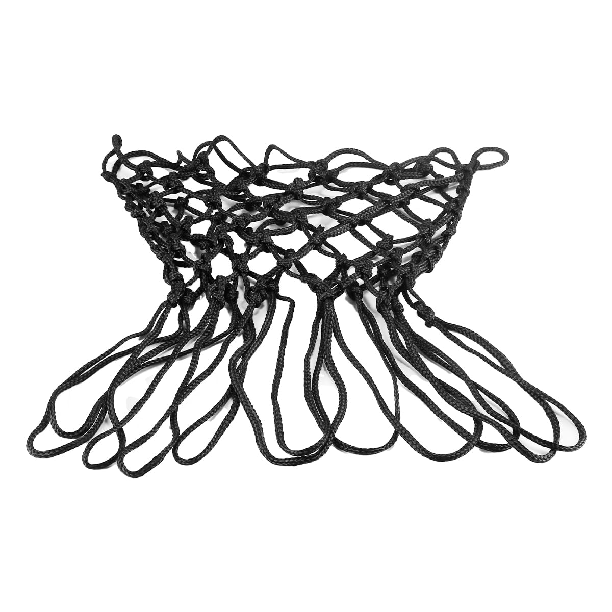 Filet de Basket de Remplacement Robuste, de qualité Professionnelle, adapté aux terrains extérieurs et intérieurs, avec cerclage Standard, résistant aux intempéries et Anti-Fouet.