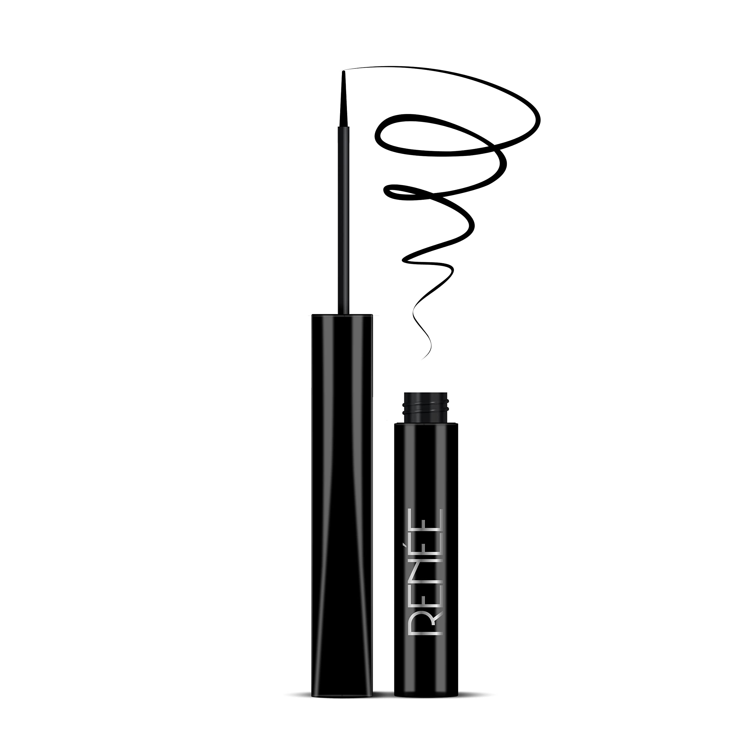 RENEE Extreme Stay Liquid Eyeliner 3x Black 4.5ml, Intense, Vibrant Color Payoff | One Swipe, Long Lasting, Matte, Waterproof, Smudge-proof All Day Shades | Infused With Castor Oil - Vegan-image-43