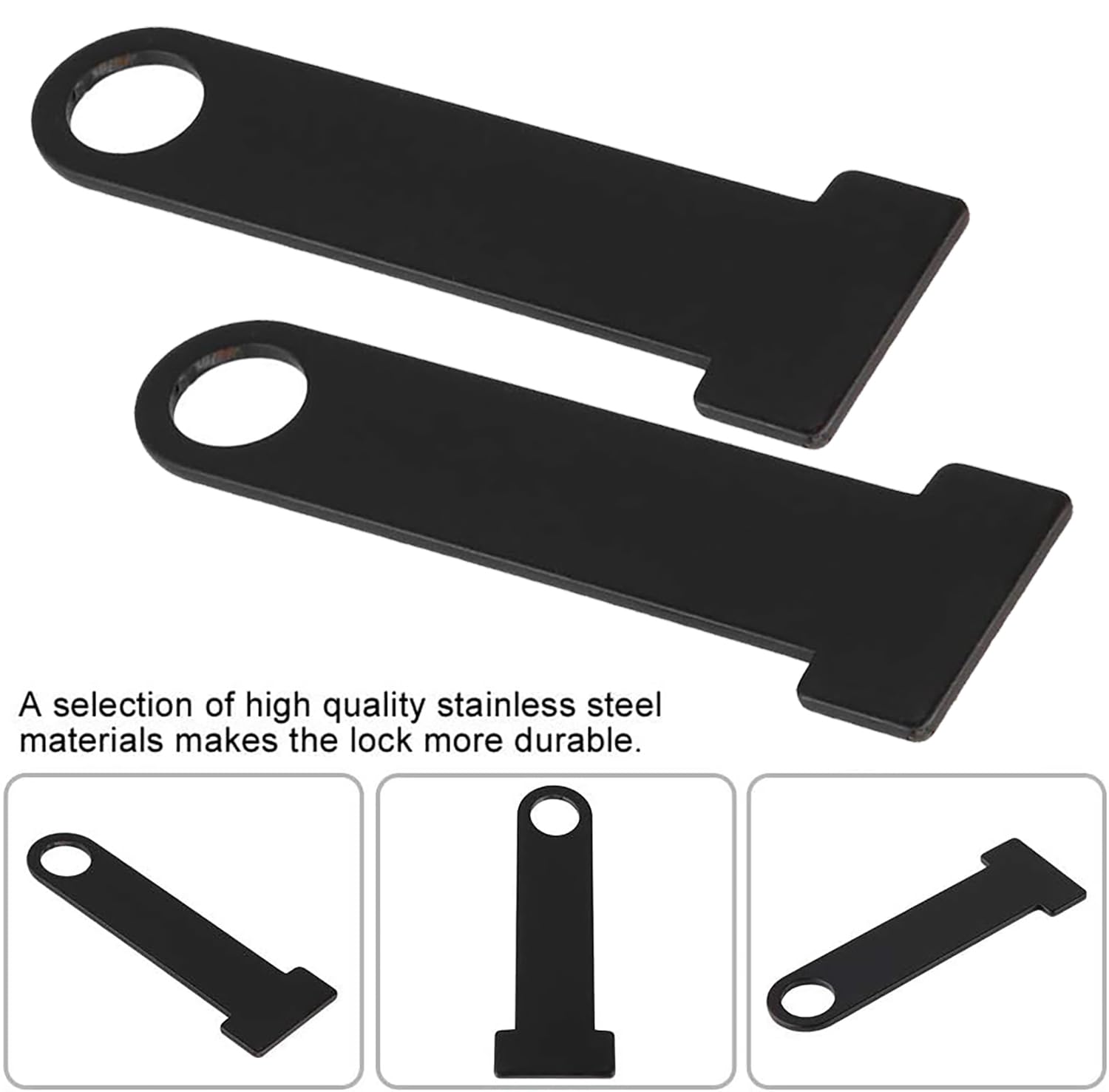 Candado Para Casco De Motocicleta Zalati - Pack De 2 Hebillas De Metal, Para Honda, Suzuki, Kawasaki, Yamaha, Fácil Instalación